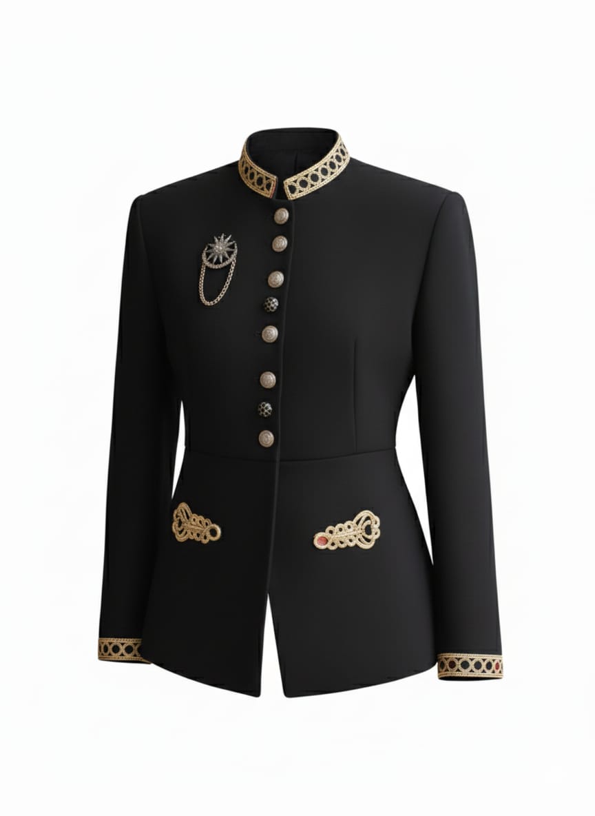 Chaqueta Negra Aura Glam de Julieth - Julieth