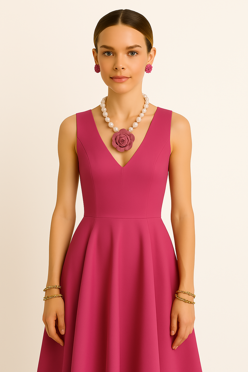 Collar Rosa de Mayo Julieth
