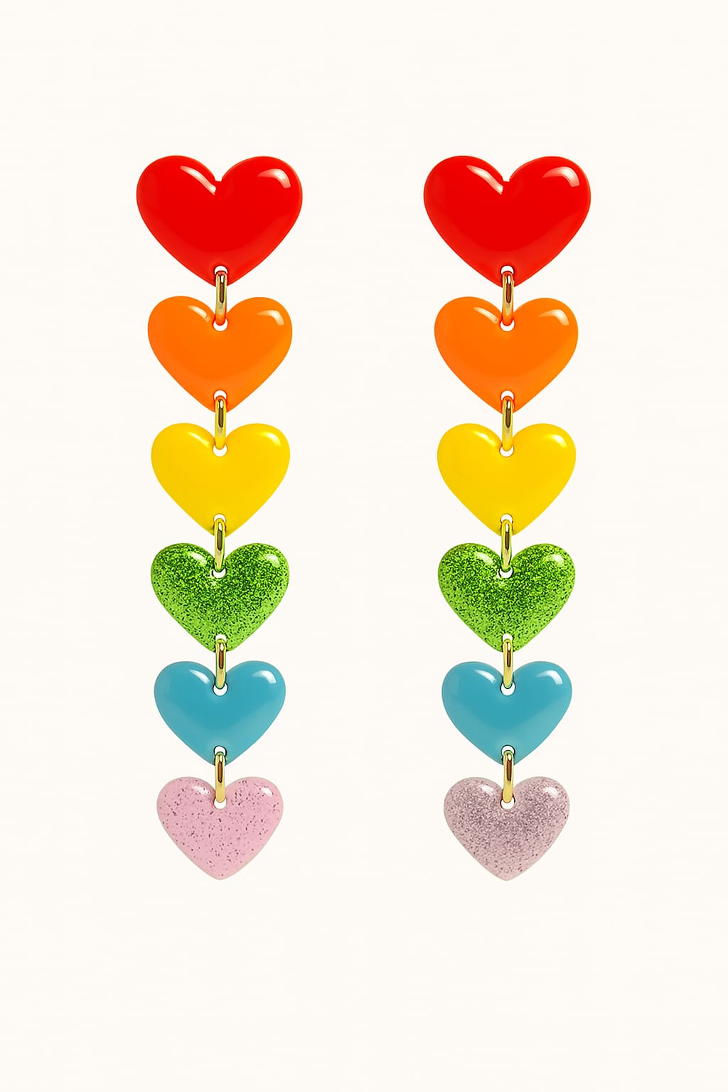 Pendientes arco Iris