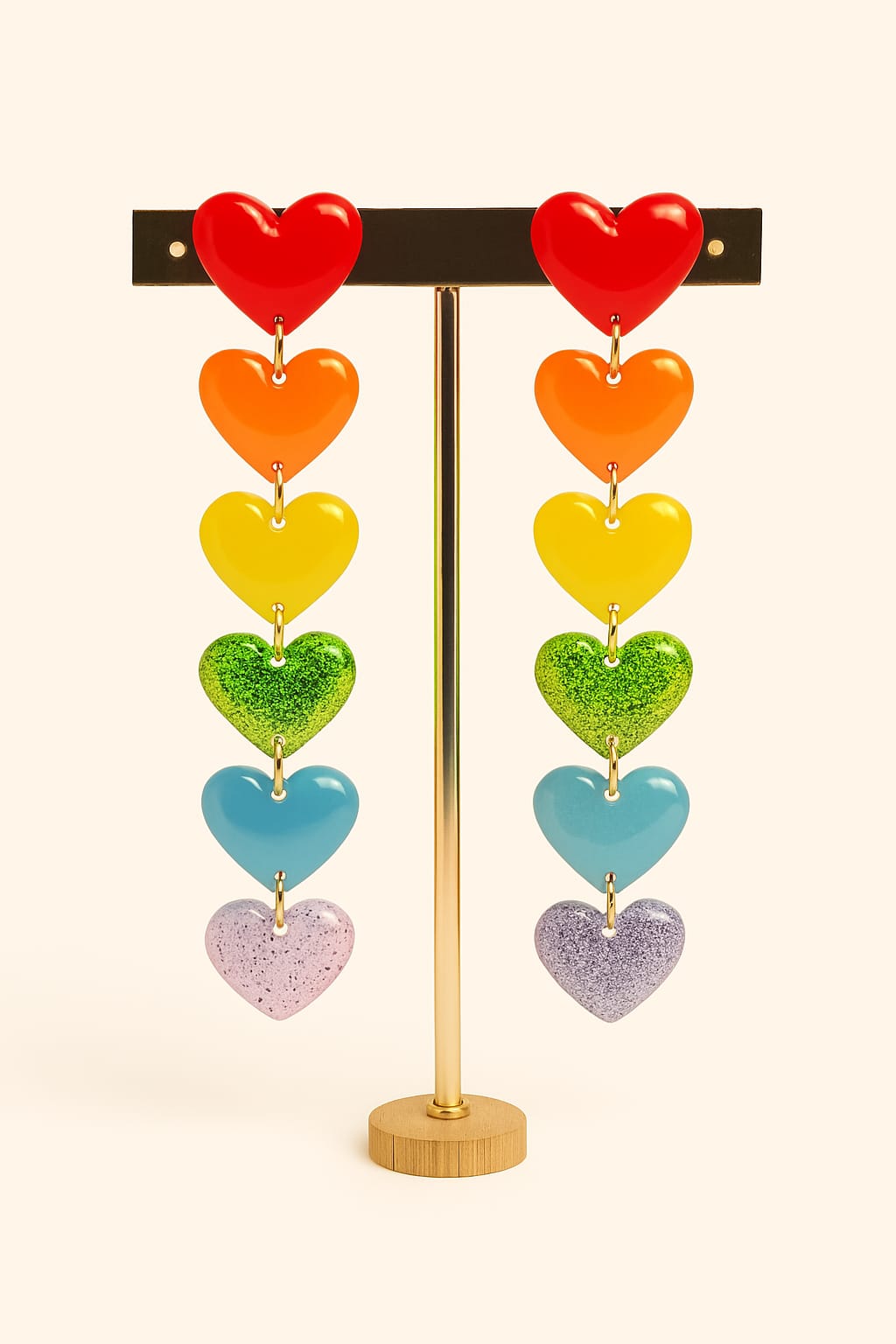 Pendientes arco Iris