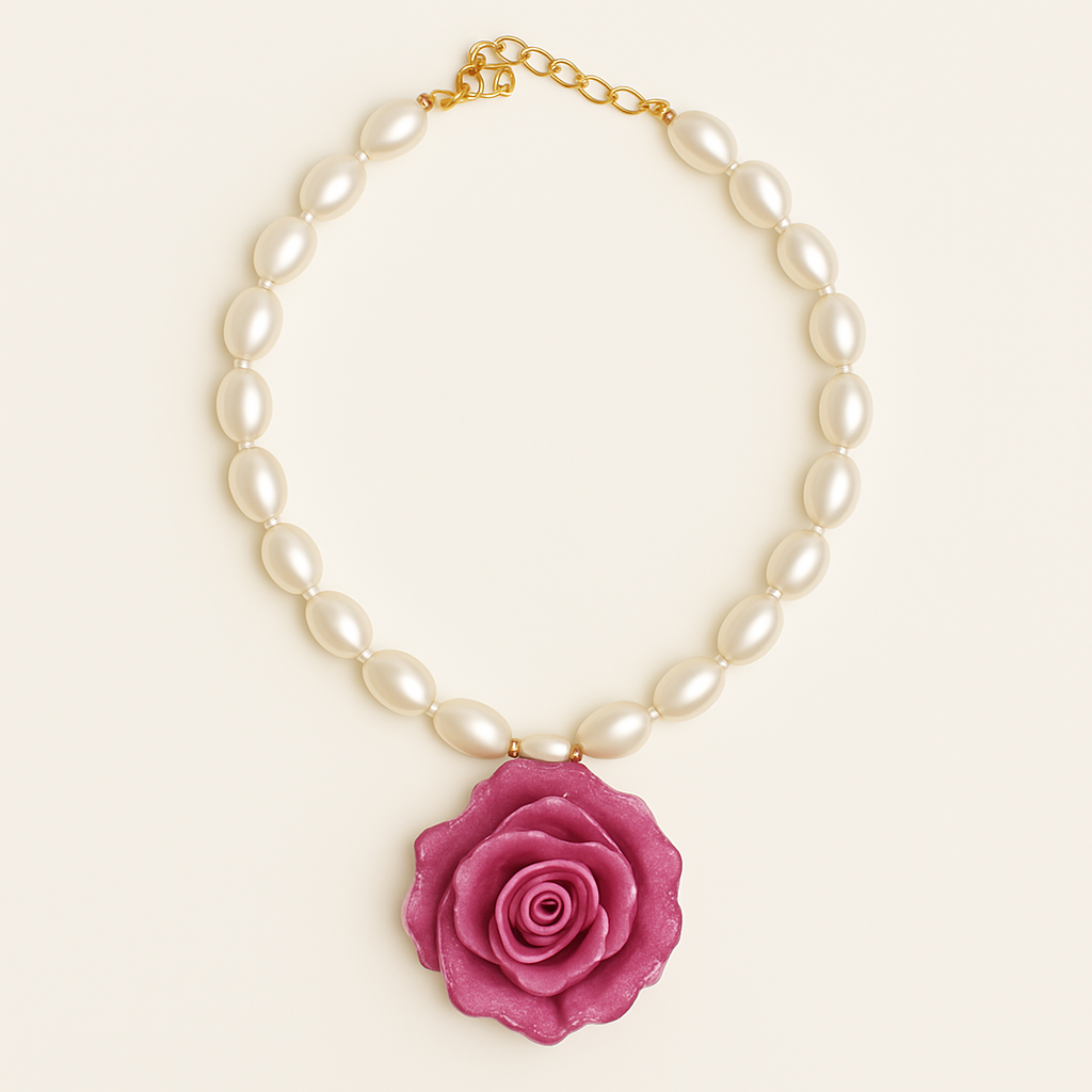 Collar Rosa de Mayo Julieth