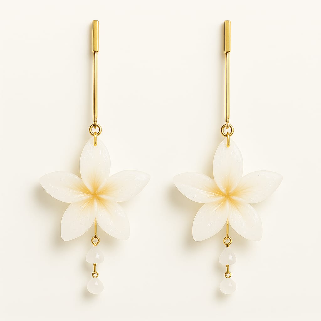 Conjunto Colgante y Pendientes Jazmín