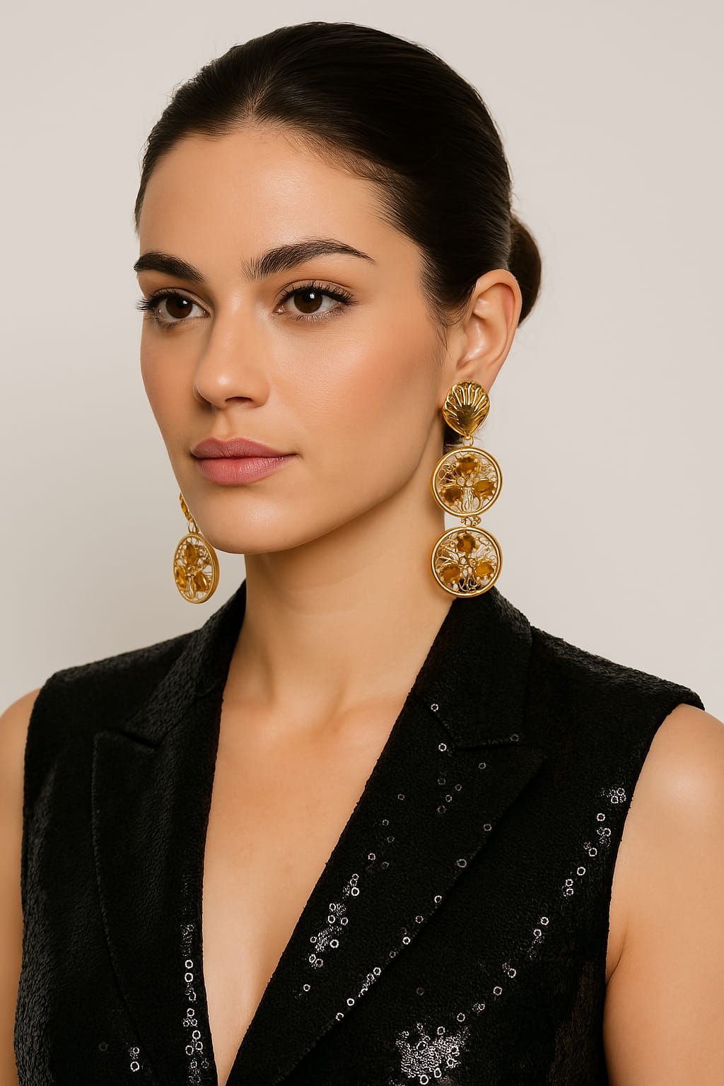 Pendientes Sol de Egipto