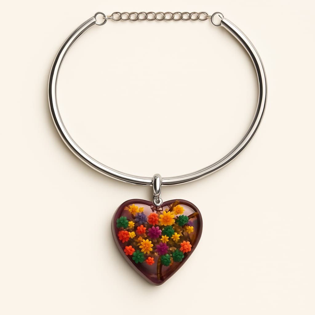 Collar Brillo del Corazón de Julieth