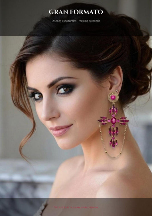 Pendientes grandes para eventos: cómo destacar con elegancia