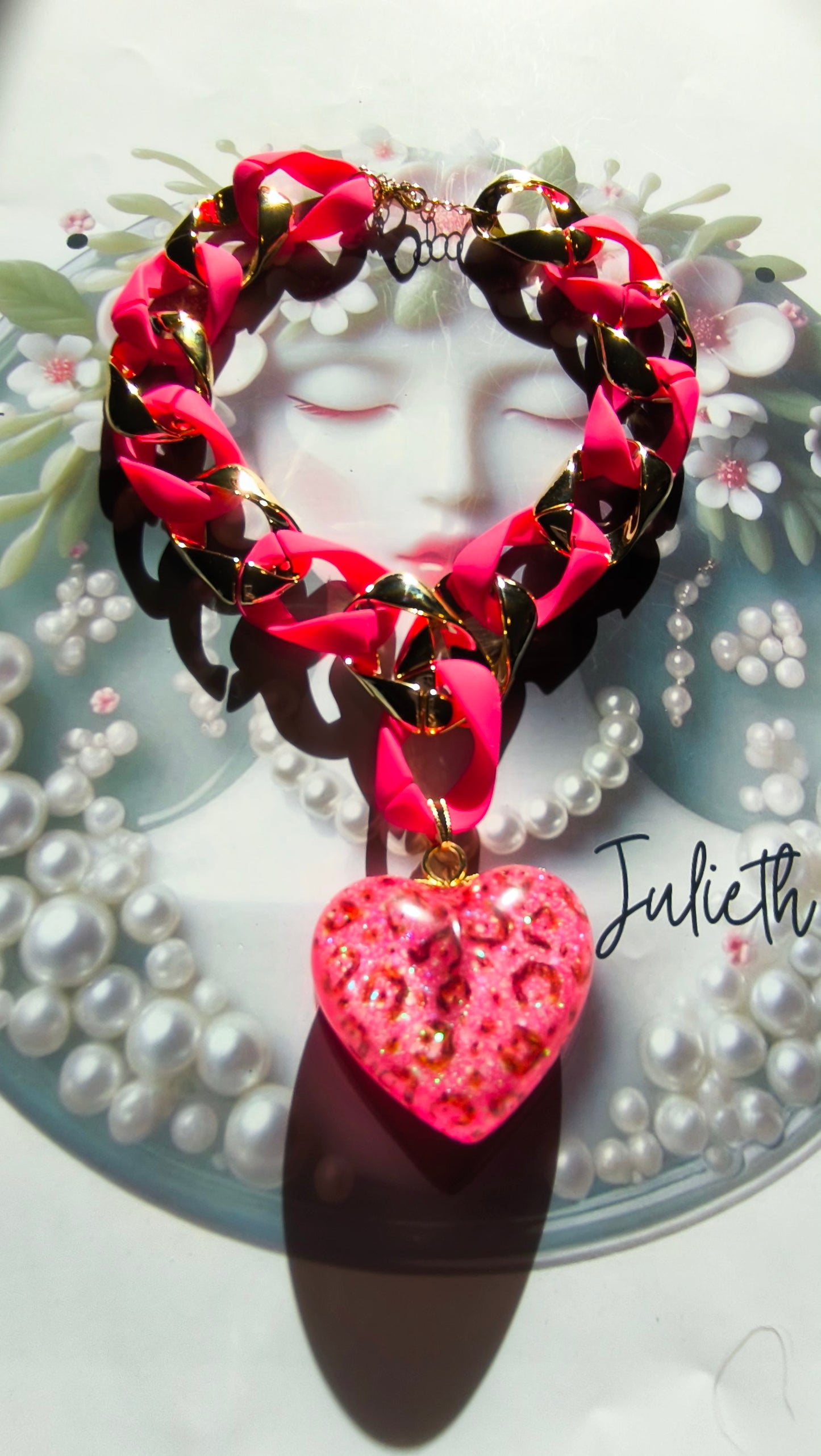 Collar Julieth Fantasy  Rosa