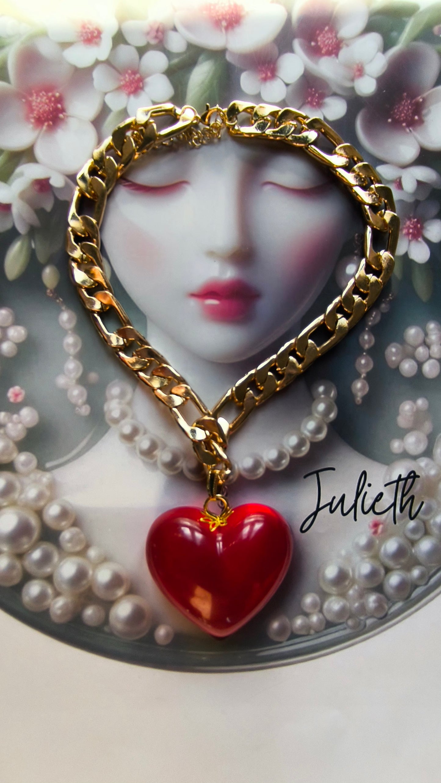 Collar Corazón  de Julieth