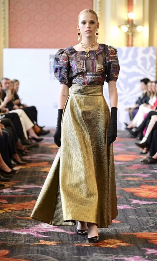 Falda Fantasía Dorada – Alta Costura · Colección Majestad