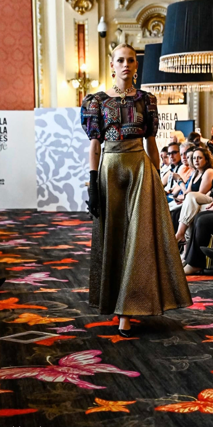Blusa Brocada – Alta Costura · Colección Majestad - Julieth  
