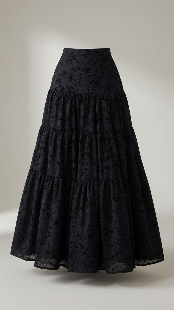 Falda Negra de la Colección Seducción flamenca