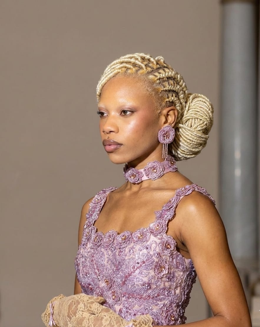 Falda, Corset, Choker y Pendientes – Alta Costura Julieth