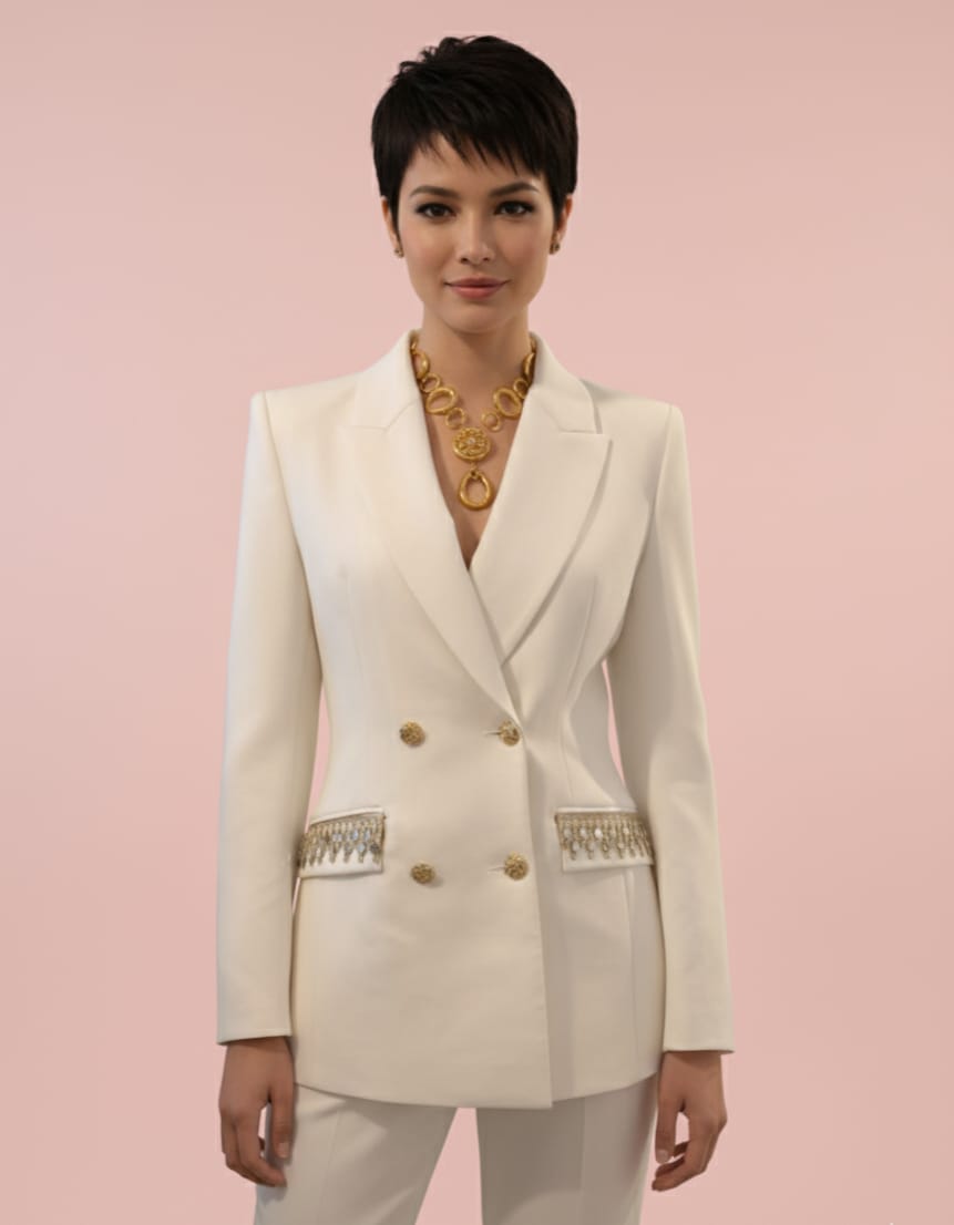 Traje de la Colección Afrodita de Julieth más Joyería Sol de Egipto