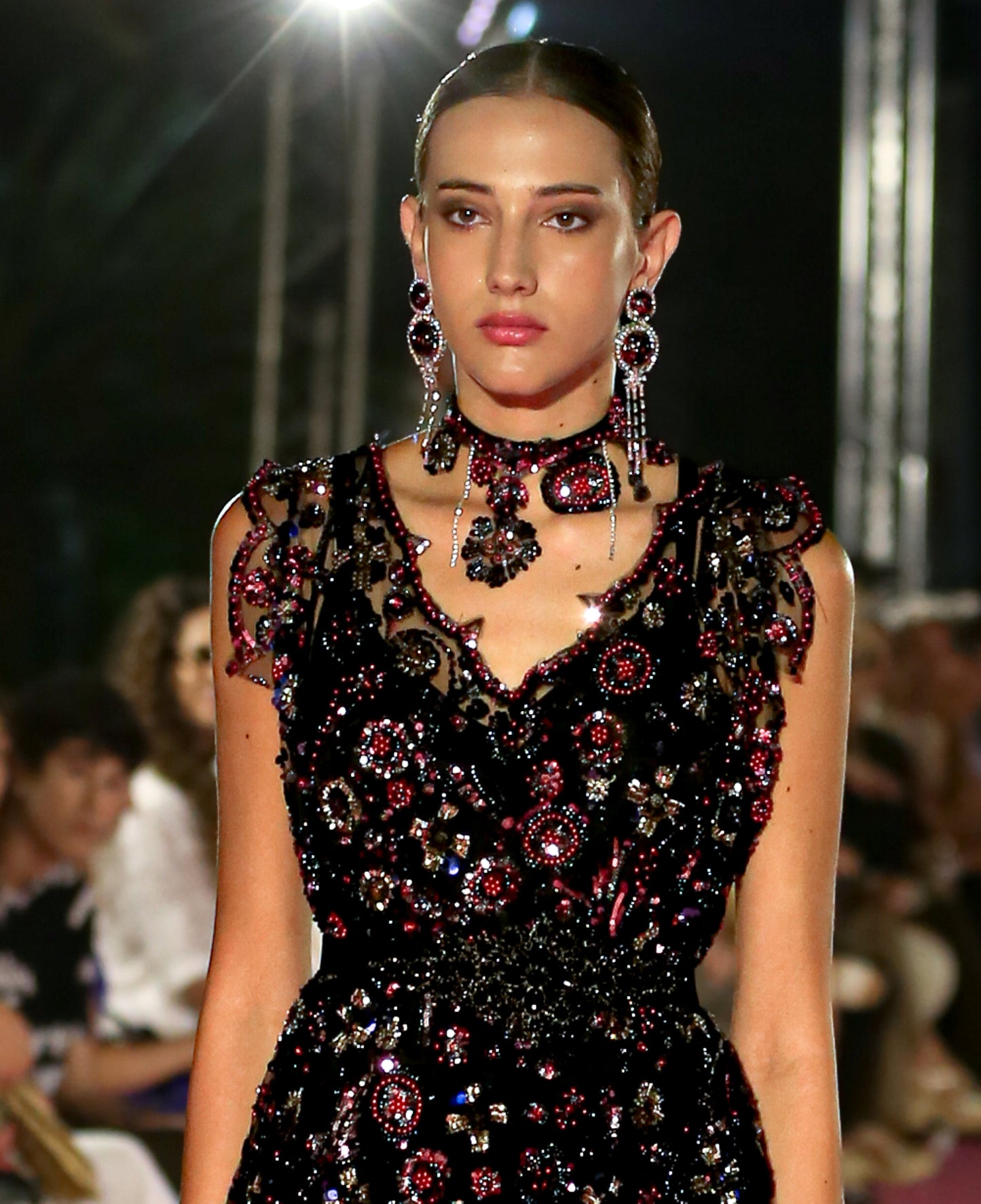 Vestido +chokers de la Colección Mediterránea