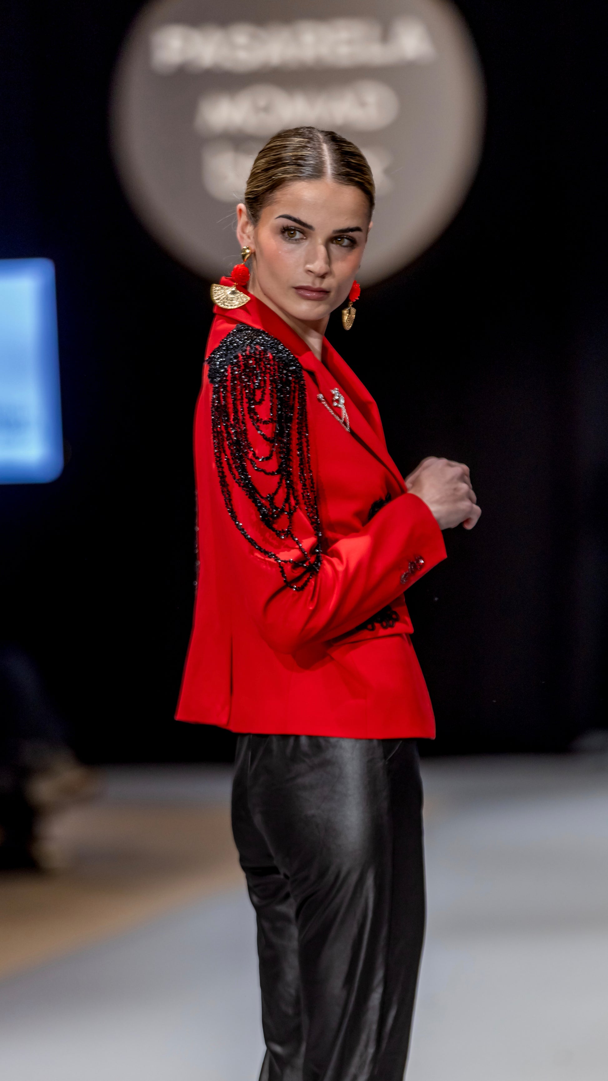 Chaqueta Roja Aura Glam - Julieth  