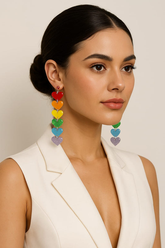 Pendientes arco Iris