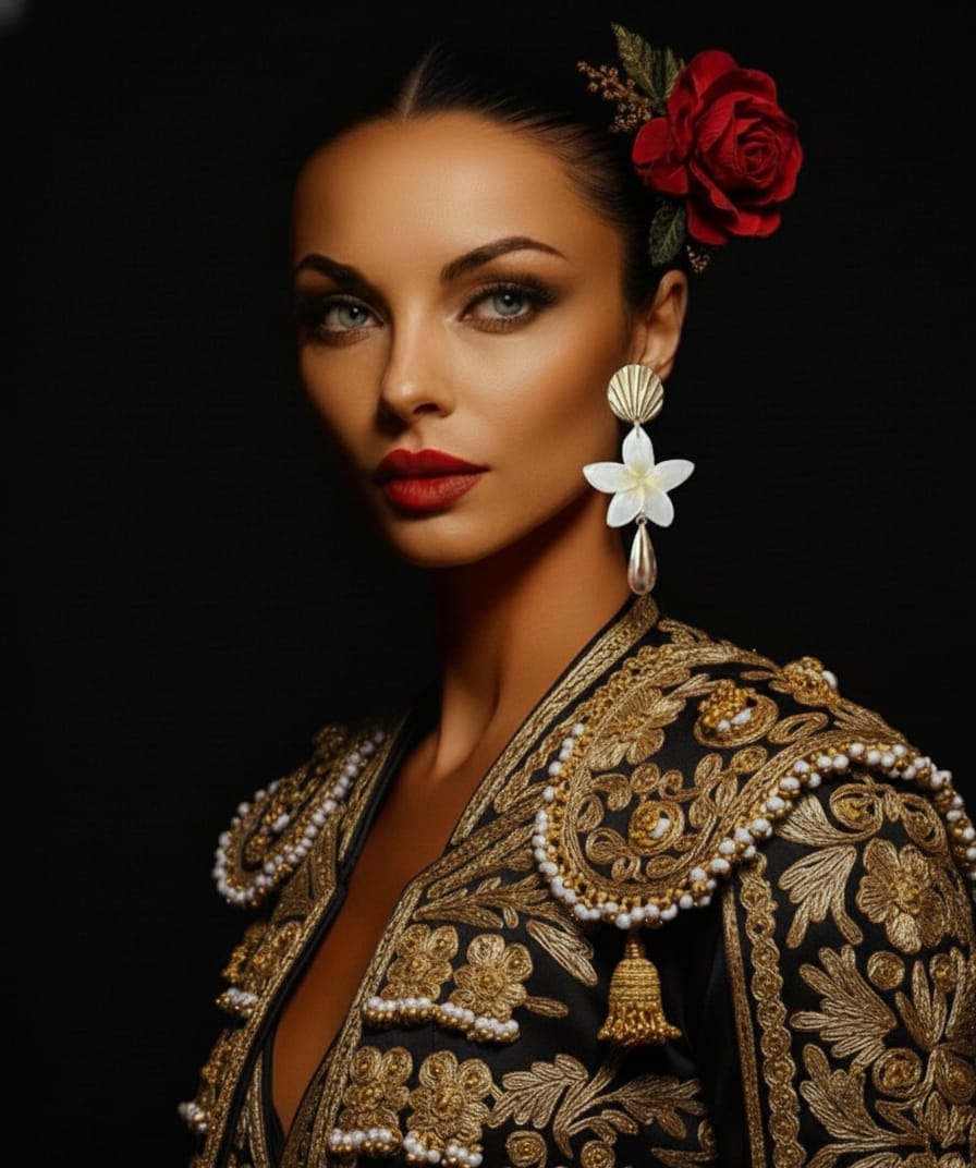 Pendientes Jazmín del Sur