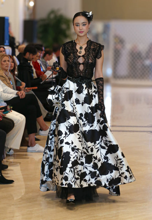 Blusa Brocada Sin Mangas – Alta Costura · Colección Majestad - Julieth  