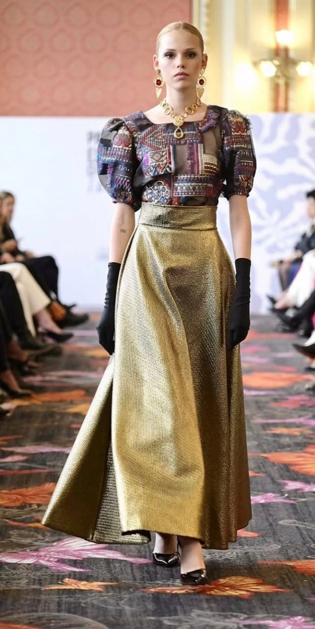 Blusa Brocada – Alta Costura · Colección Majestad - Julieth  