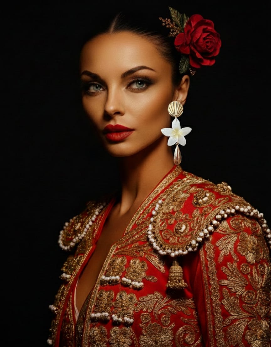 Pendientes Jazmín del Sur